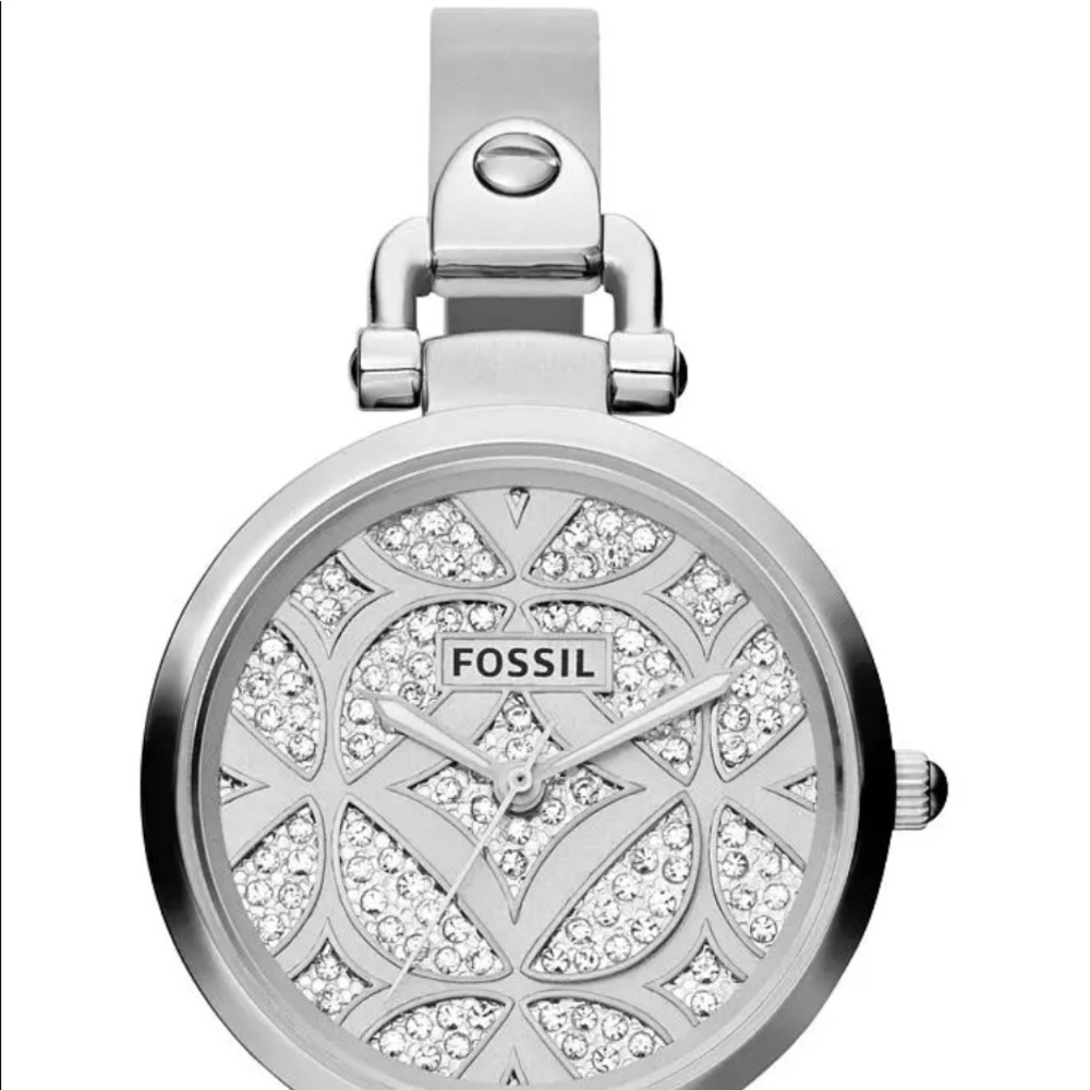 WOMENS SILVER FOSSIL WATCH